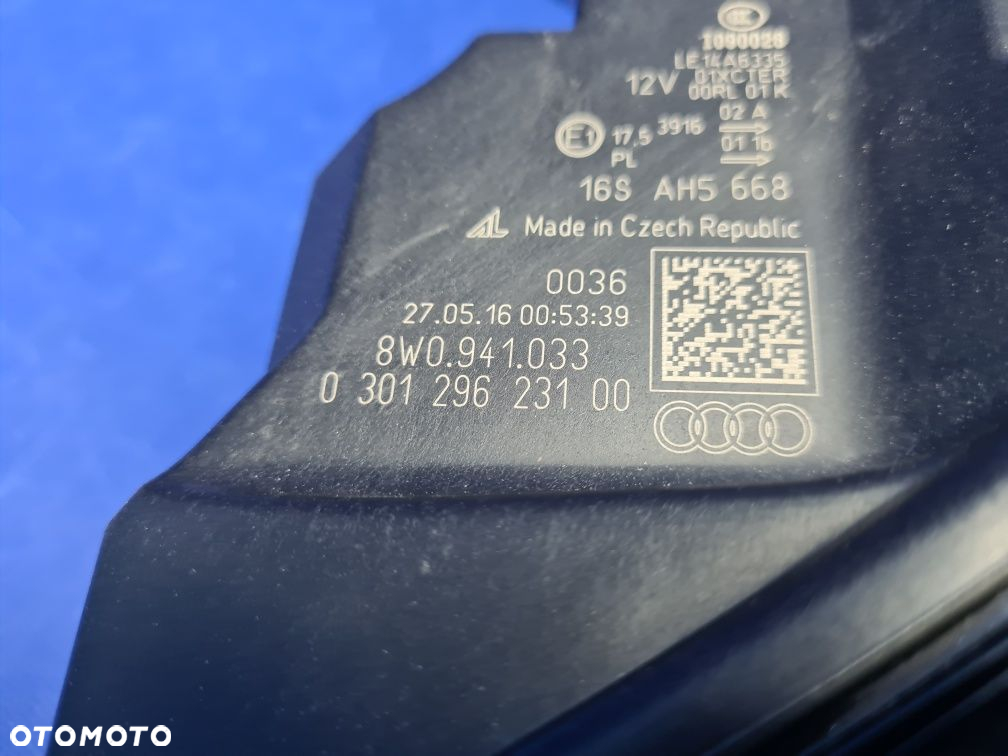 LAMPA lewa przednia FULL LED AUDI A4 S4 B9 8W EU lewy przód oem - 8