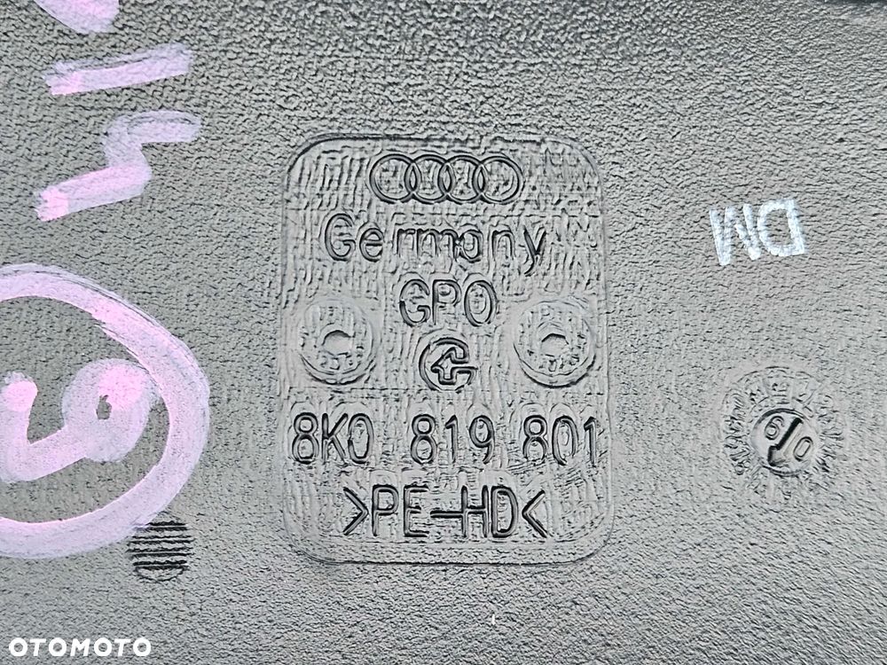 Kanal Powietrza Tunel Dolot Rura Nawiew Przod Tyl Konsola Podloga Tunel Europa Audi A4 B8 A5 - 25