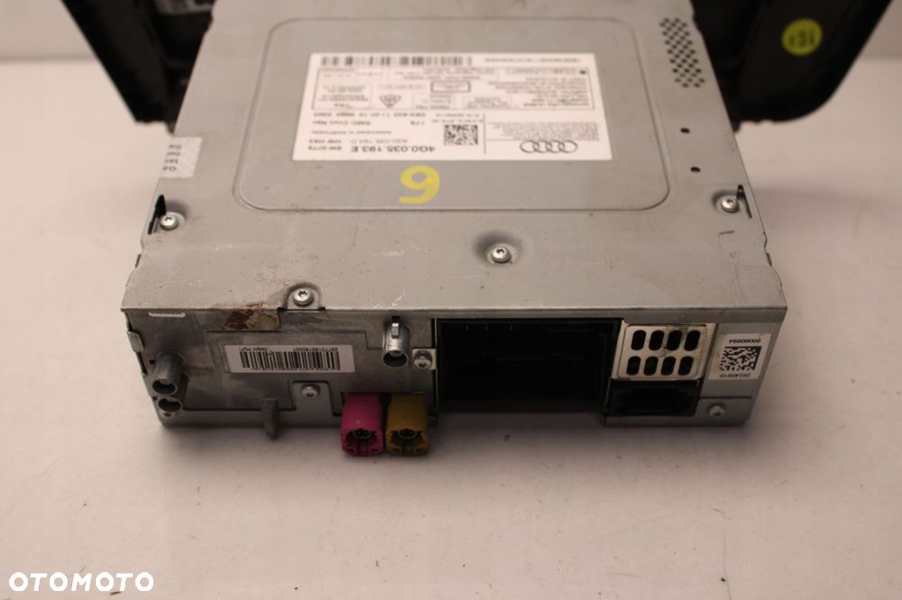 audi a7 c7 4g 10r- radio nawigacja czytnik 4g0035193e - 7