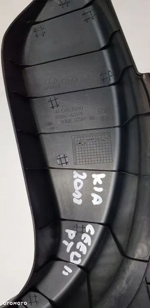 OSŁONA LISTWA NAKŁADKA PROGU TYŁ KIA CEED II HB - 4
