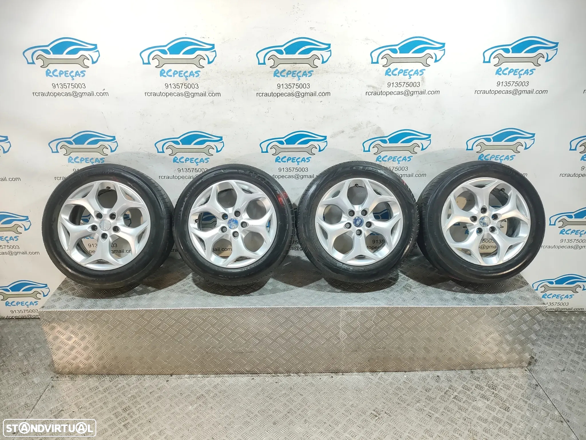 Jantes 16" Ronal | Ford - C-Max - ORIGINAIS - 7J | ET50 | 5x108 - 16 Polegadas | 7M5J-1007-AA | 7M5J1007AA | 205 55 16 - 12