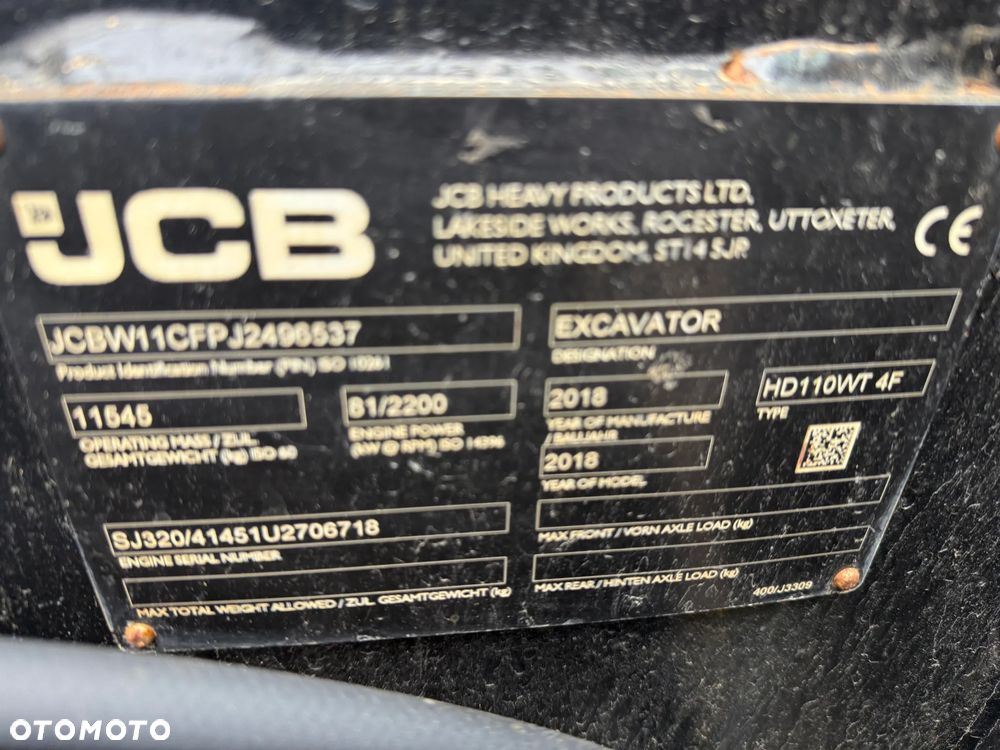 JCB HD110WT 4F - 9