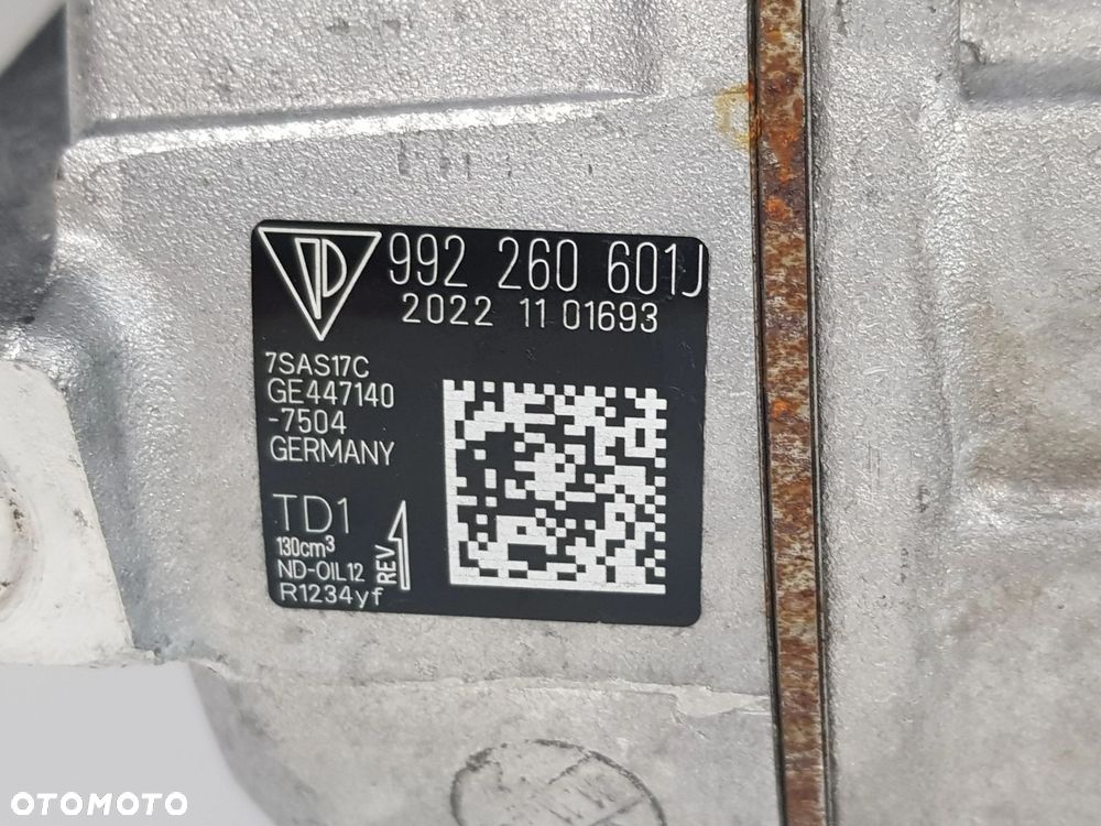 Kompresor Sprężarka klimatyzacji Porsche 911 (992) 992260601J - 9