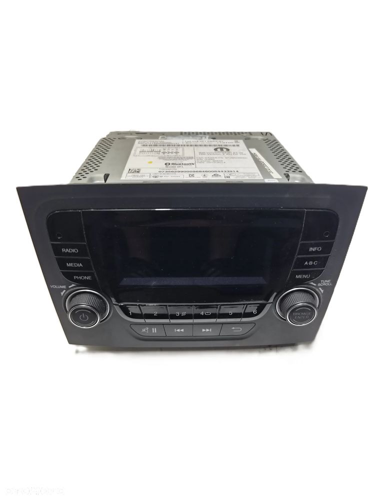 Radio Fiat Doblo II Opel Combo D 07356299000 - 5