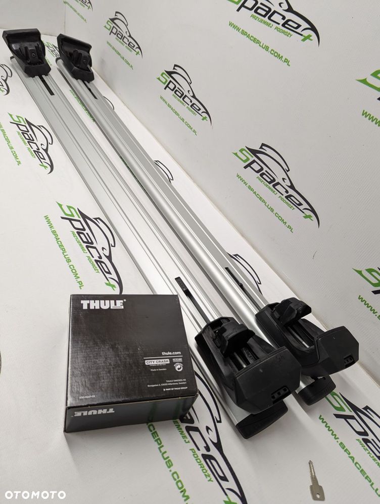 Bagażnik dachowy Thule: belki 960 + Stopy 7104 Na otwarte relingi - 8