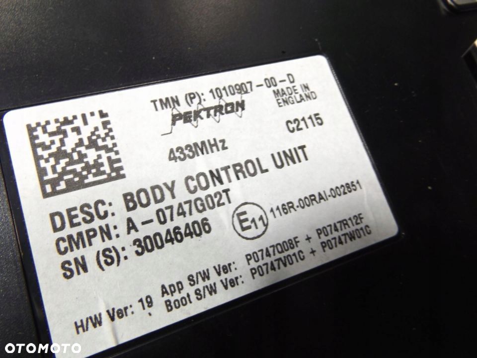 Tesla Model S P85D MODUŁ STEROWNIK 1010907-00-D - 2