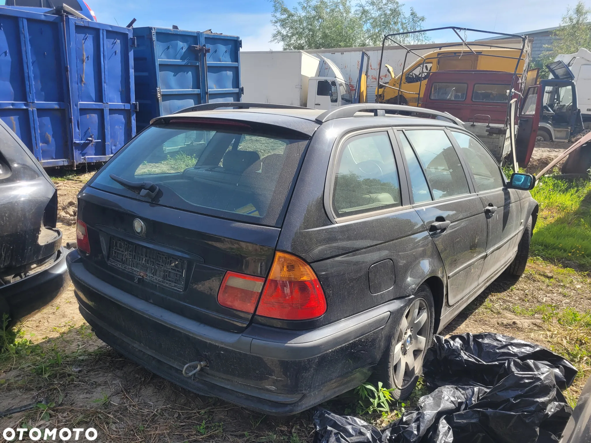 BMW E46 TOURING maska pokrywa silnika klapa bagażnika zderzak lampa reflektor pas przedni stop lampy halogeny - 3