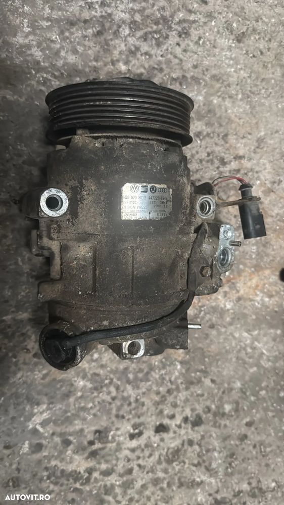 COMPRESOR AC 6Q0820803G MOTORIZARI COMPATIBILE 1.2, 1.4,1.6 BENZINA ,1.9 TDI   VOLKSWAGEN / SEAT /SKODA - 3