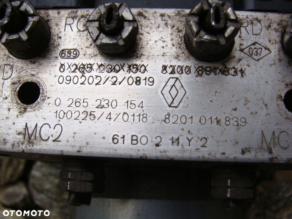 abs esp renault kangoo 8201011839 0265950466 !! - 3