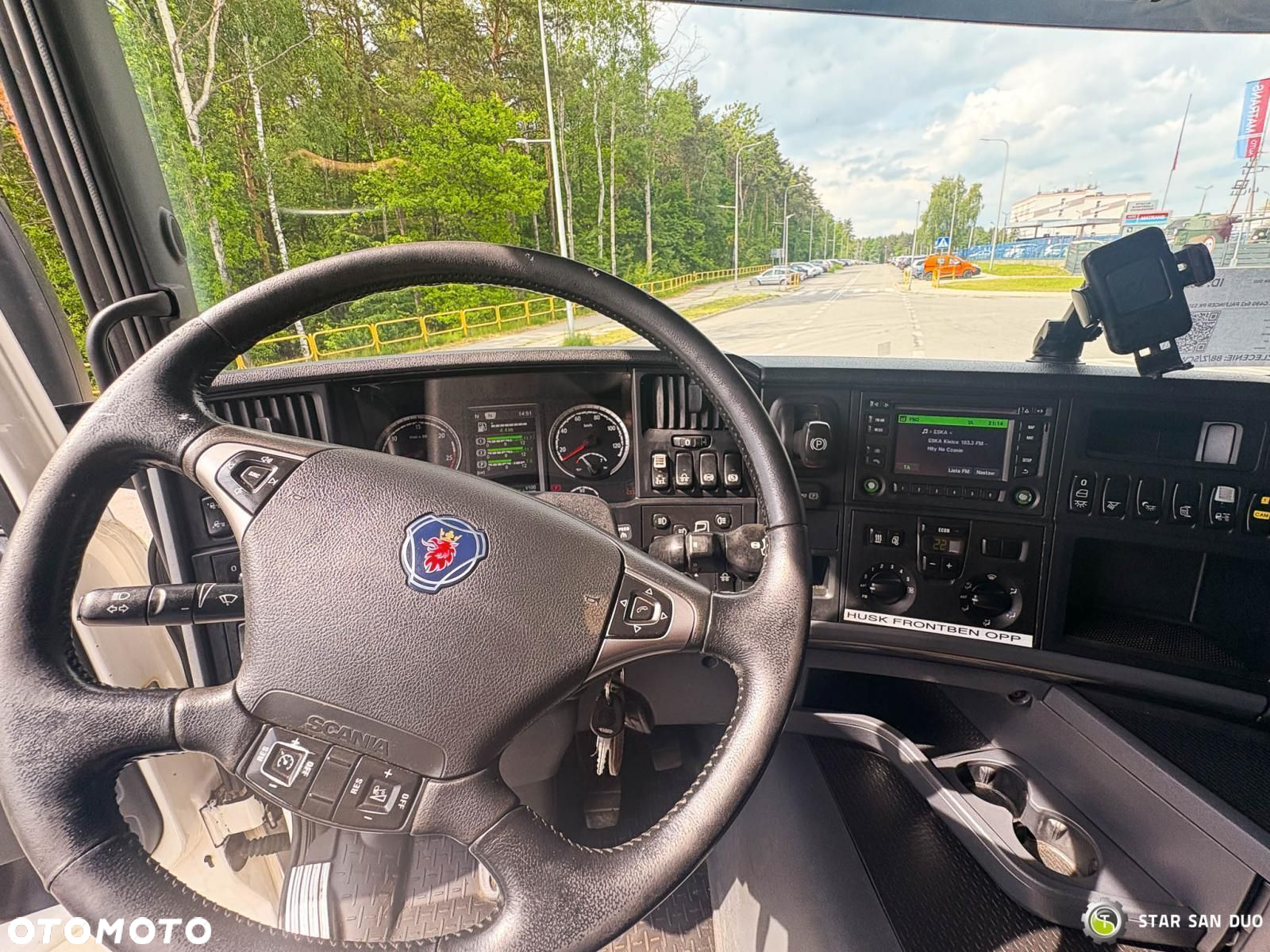 Scania G490 6x2 PalfingerPK 53002 SH Fly Jib Kosz Siodło - 19