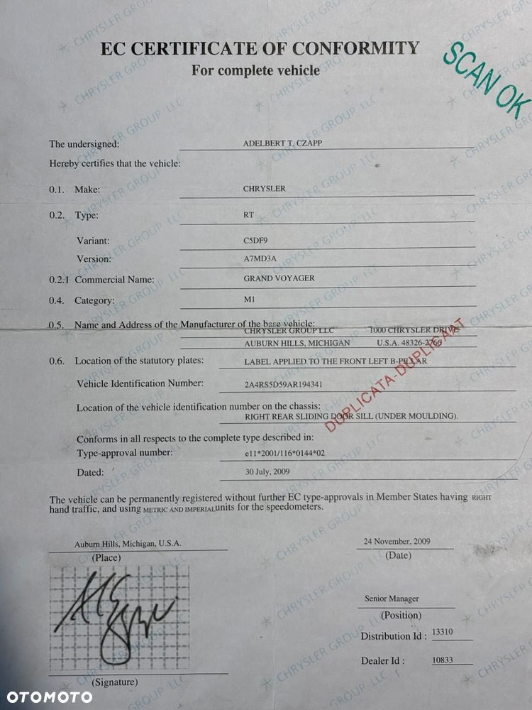 Chrysler Grand Voyager 2.8 CRD Automatik Limited - 5