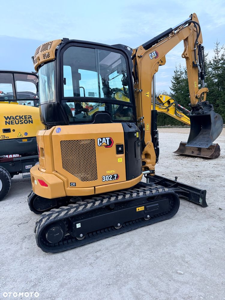 Caterpillar Minikoparka Cat 302.7 3xłyżki Skarpowa hydrL\P dodatkowe linie hydrauliczne szybkozłącze Gąsienice jak Nowe WIDŁY WIERTNICA za dopłatą - 31