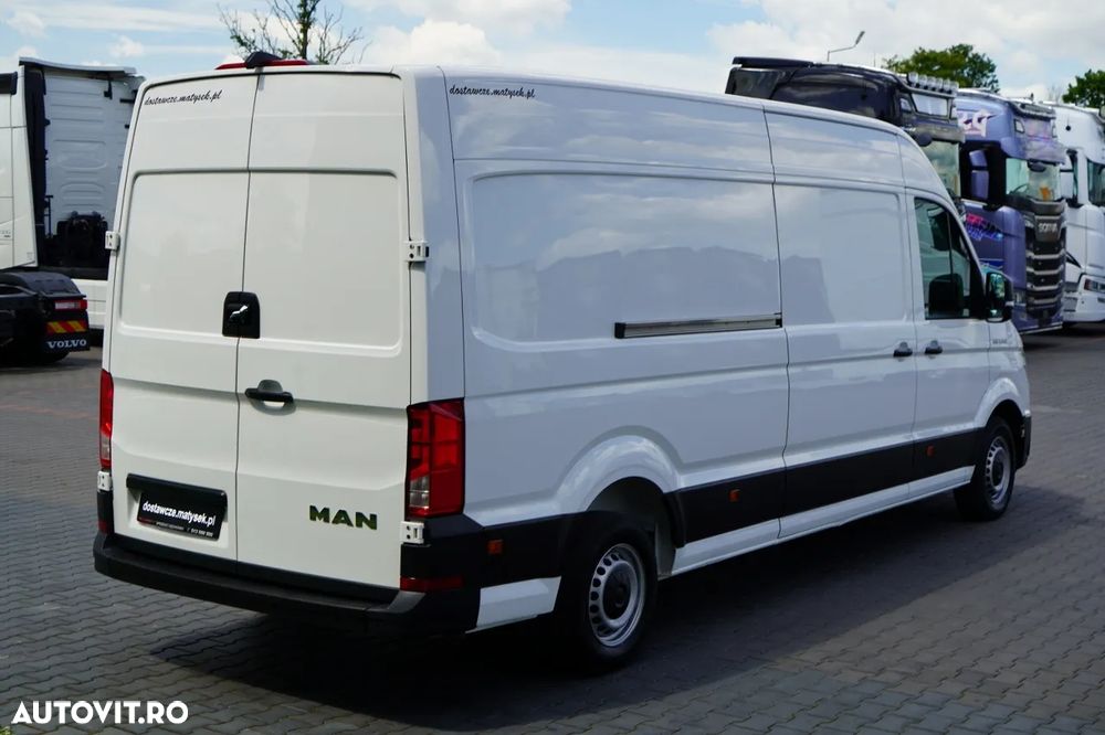 MAN TGE 3.140 / 4.1 m Furgonetă tip platformă / Importat / EURO 6 - 8