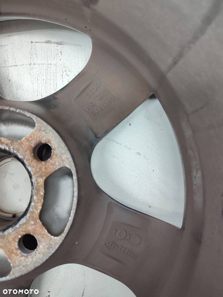 FELGA ALUMINIOWA 14 6J 4X100 CENTR 62 ET35  VW UP! (121, 122, BL1, BL2, BL3, 123) 2011 - 2022 1.0 55 - 4