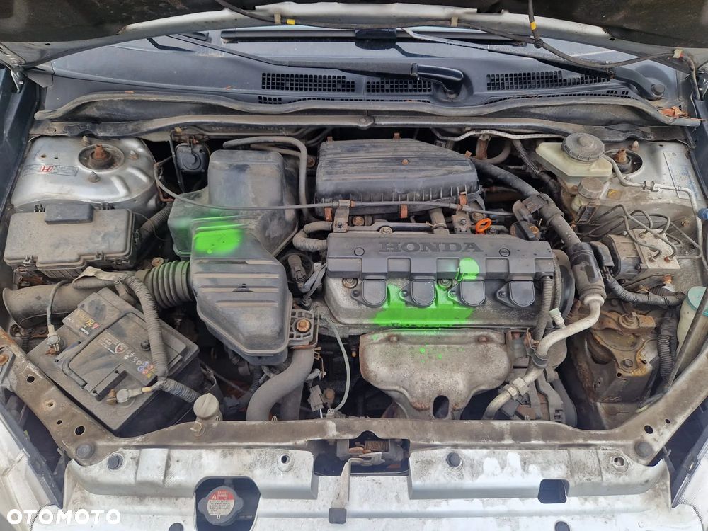 Honda CIVIC VII lift Hb 3D EP1 2001-2005 Silnik 1.4 i D14Z6 75KM/55kW NH623M drzwi maska zderzak lampy - 4
