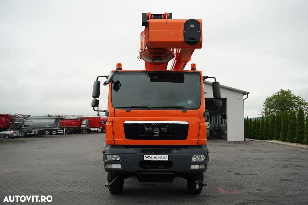 MAN TGM 18.290 / 4x4 / BRAȚ CU COLIVIE / ÎNĂLȚIME DE LUCRU 46M / MANUALĂ - 20