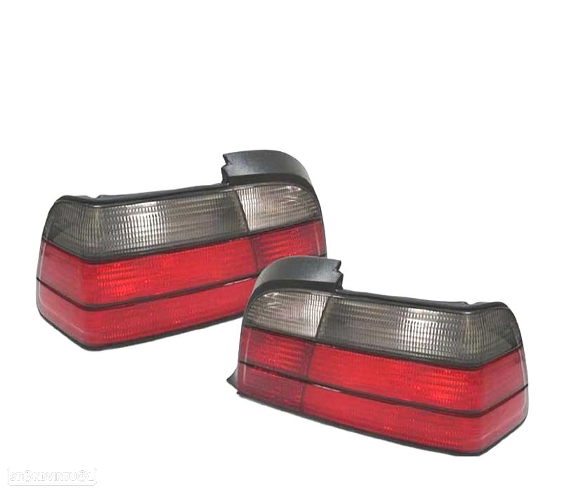 FAROLINS TRASEIROS E36 90-97 CINZA VERMELHO LOOK M3 - 2