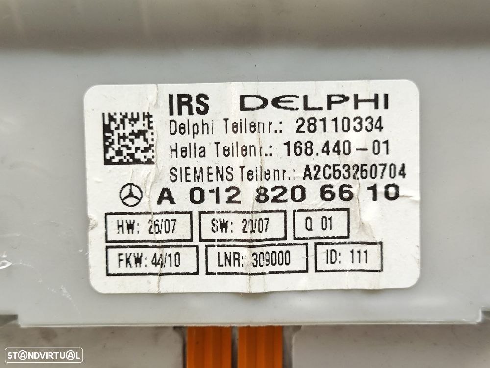 Plafonier Comandos Tejadilho Luzes Interior Original Mercedes Benz Class C W204 - 8