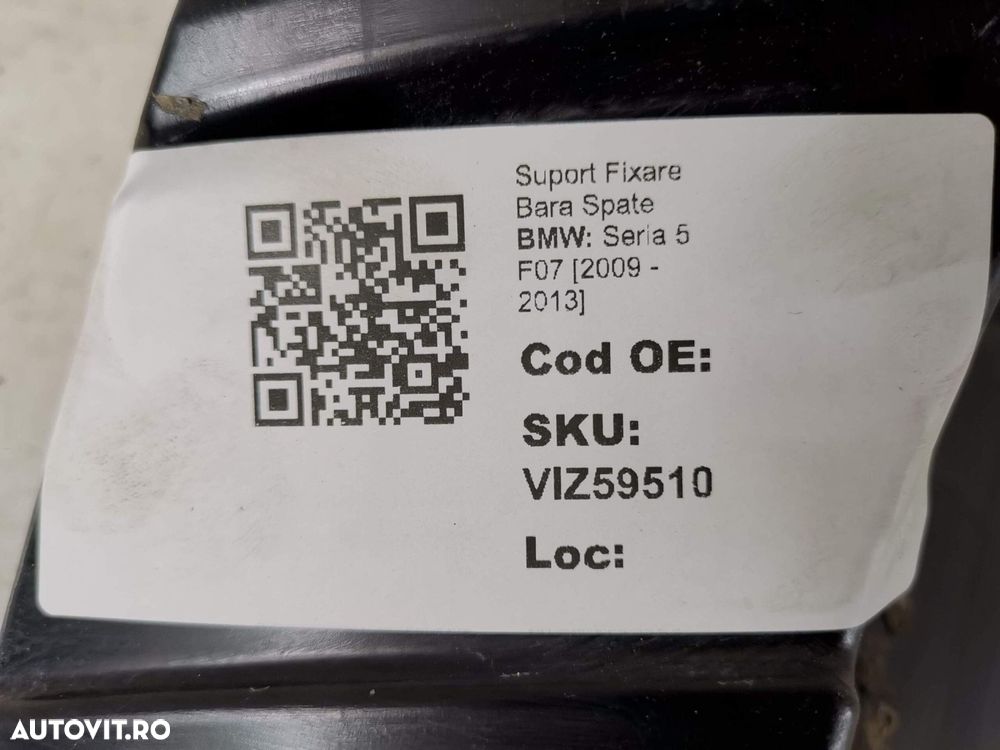 Suport Bara Spate BMW Seria 5 F07 2009 2010 2011 2012 2013 Original In - 8