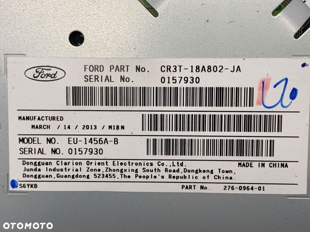 PANEL STEROWANIA NAWIEWU  FORD USA MUSTANG coupe 2004 - 2022 3.7 227 kW [309 KM] benzyna 2010 - 2014 - 4