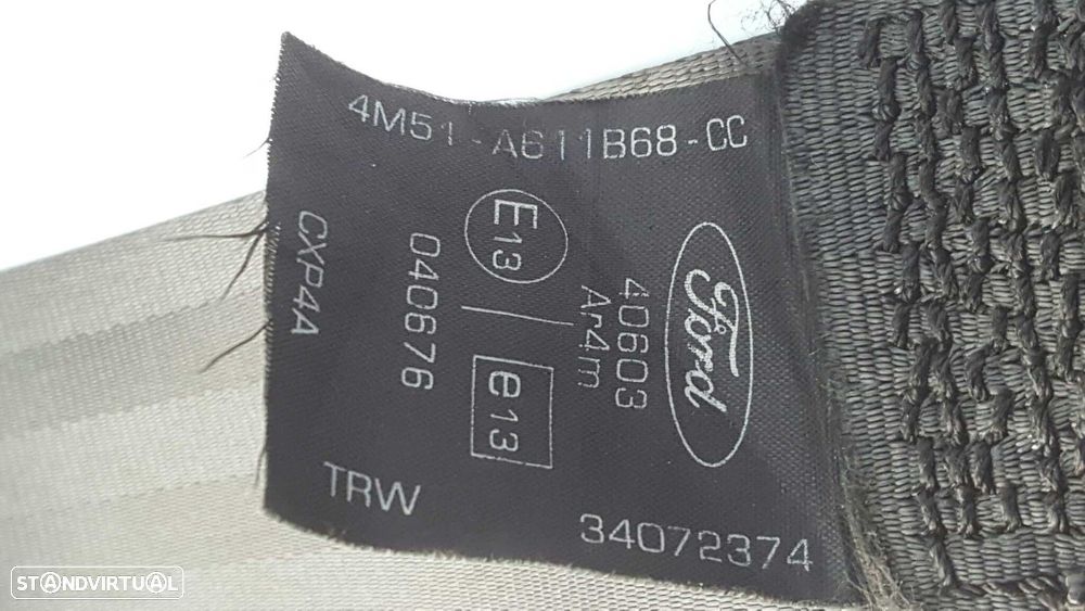 CINTO DE SEGURANÇA TRASEIRO ESQUERDO FORD KUGA (CBV) TITANIUM - 1