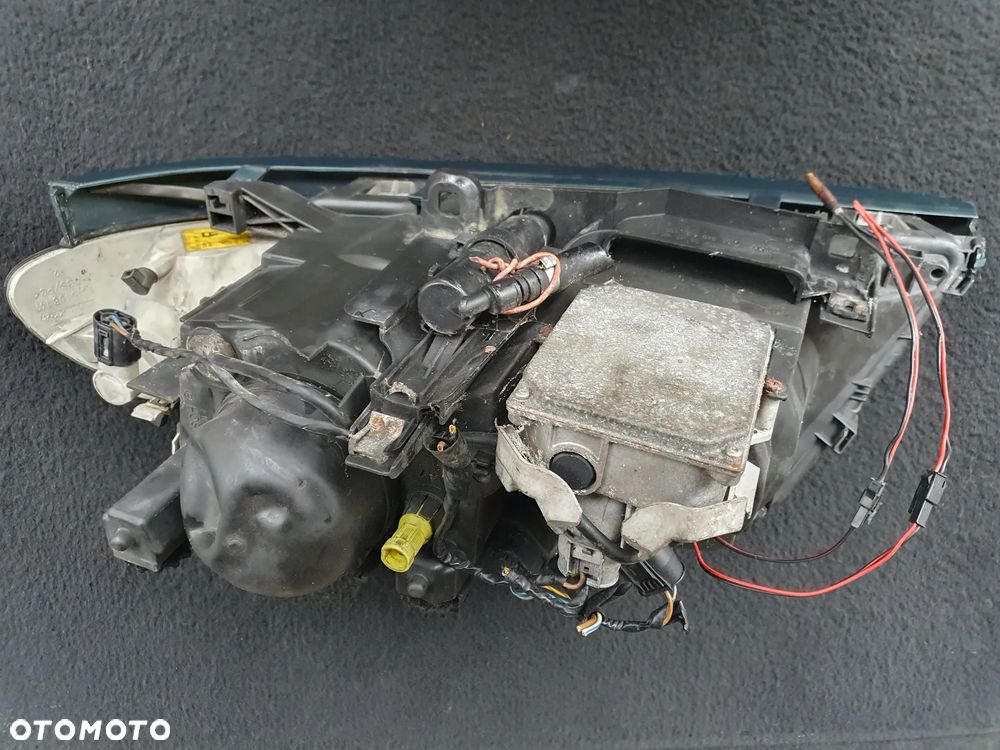 BMW E46 PRZEDLIFT REFLEKTORY LAMPY LEWA PRAWA KOMPLET EUROPA RINGI LED XENON ORYGINAŁ KOMPLETNE PRZETWORNICE KIERUNKOWSKAZY POMPKI SPRYSKIWACZY - 5