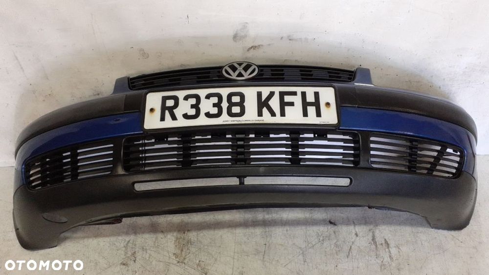 ^ ZDERZAK PRZÓD PRZEDNI DO VW VOLKSWAGEN PASSAT B5 LB5N NIEBIESKI - 1
