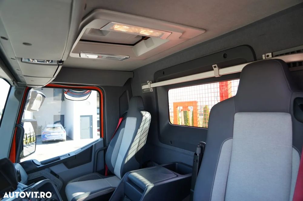 Renault C 430 / 6x4 / LIVRARE 6.7 M + CUPTOR HIAB 166 ES-4 / EXTENSIE 12.5 M / RADIOCOMANDĂ / FURCĂ / ROTATOARE - 28