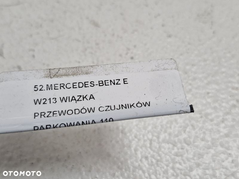 MERCEDES-BENZ E W213 WIĄZKA PRZEWODÓW CZUJNIKÓW PARKOWANIA - 6