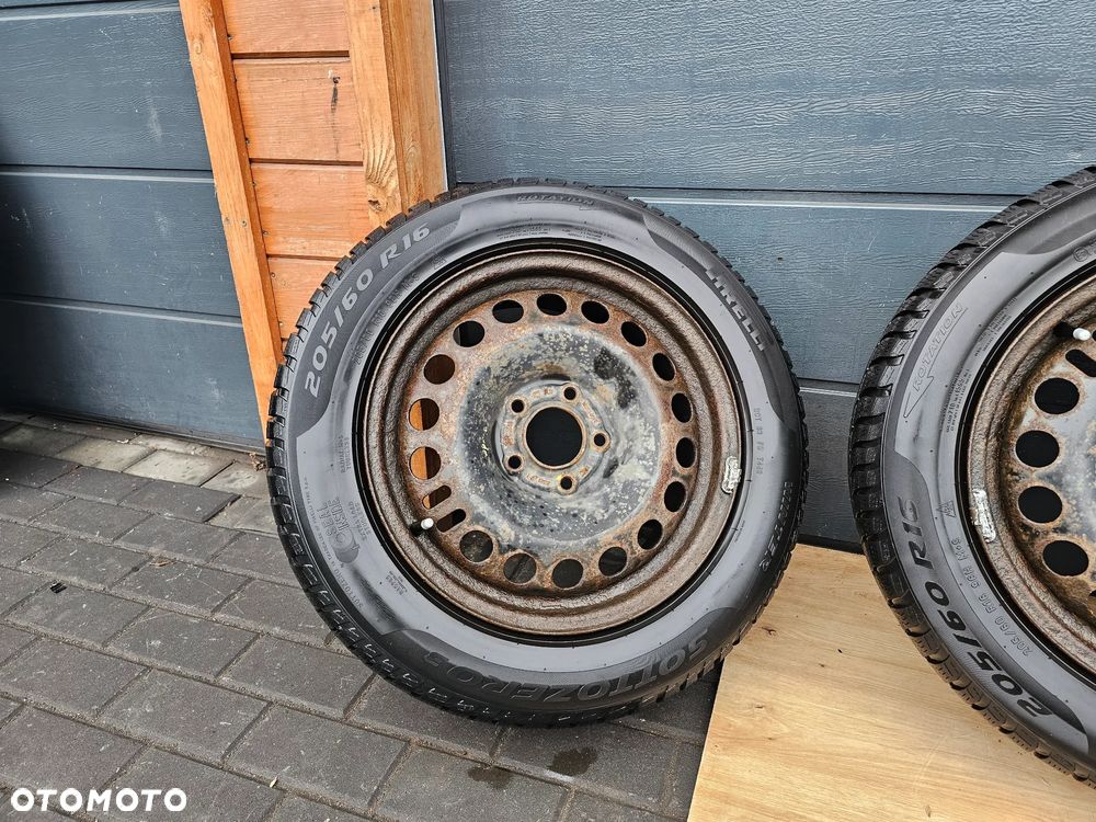 FELGI STALOWE OPONY ZIMOWE KOŁA OPEL ASTRA J K ZAFIRA C R 16 5x115 205/60/16 - 2