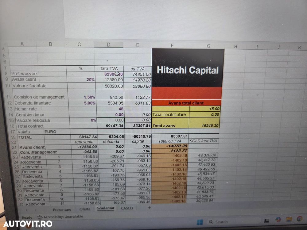 Hitachi ZX85, 2022, 2.734, CUPLA RAPIDA HIDR+3 CUPE NOI, lama nivelare, inst picon pe brate, camera spate, senile cauciuc 80% ok, aer cond, ad sapare 6m, latime 2,2m, ridica 4t cu sistem antirasturnare, STARE FOARTE BUNA, leasing 4 ani, PROMOTIE 62.900Eur - 15