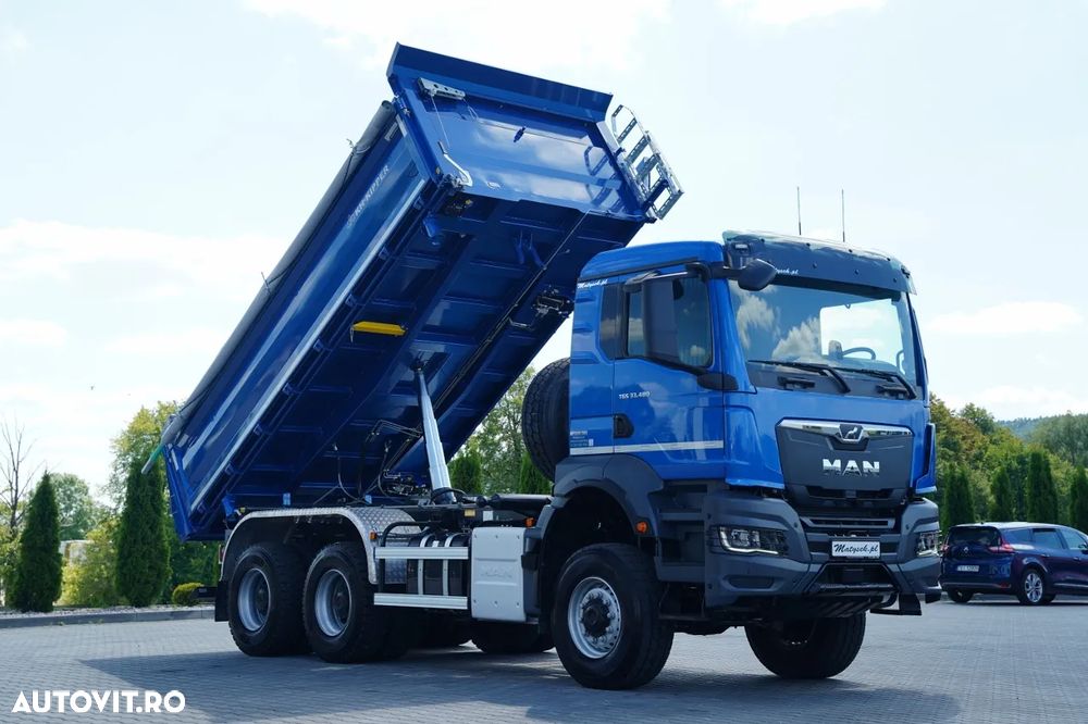 MAN TGS 33.480 / 6X6 / BASCULATOR 3 LATE / KH KIPPER / HYDROBRAD / AUTOMAT / EURO 6 - 7