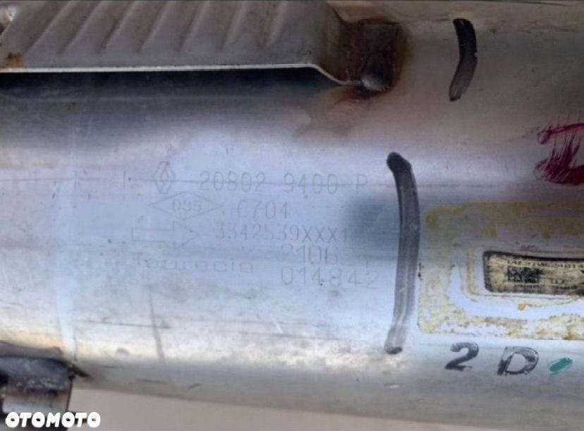 208029400R filtr dpf fap wydech Renault koleos II 2 lift - 4