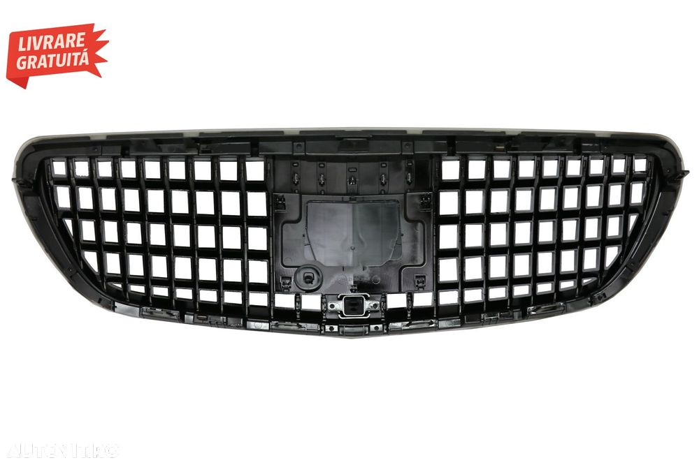 Grila Centrala Mercedes E-Class W213 S213 C238 A238 (2016-2019) Vertical Design Ne- livrare gratuita - 4