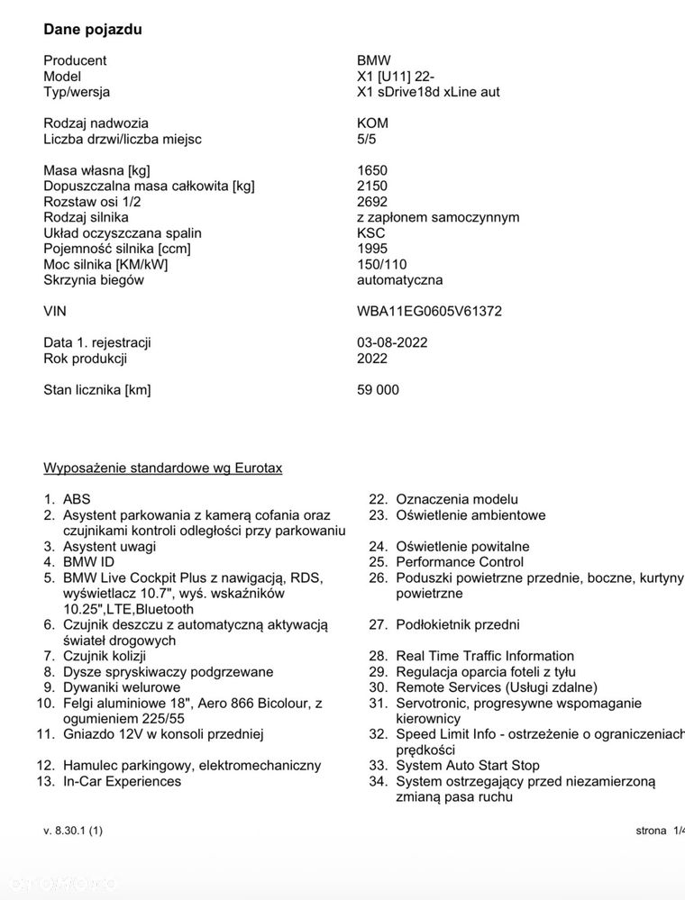 BMW X1 sDrive18d xLine - 8