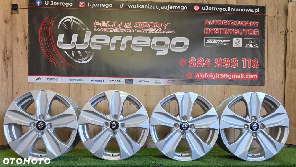 Nowe oryginalne alufelgi RENAULT 16x4x100 - Captur, Clio, Megane Scenic Twingo ZOE