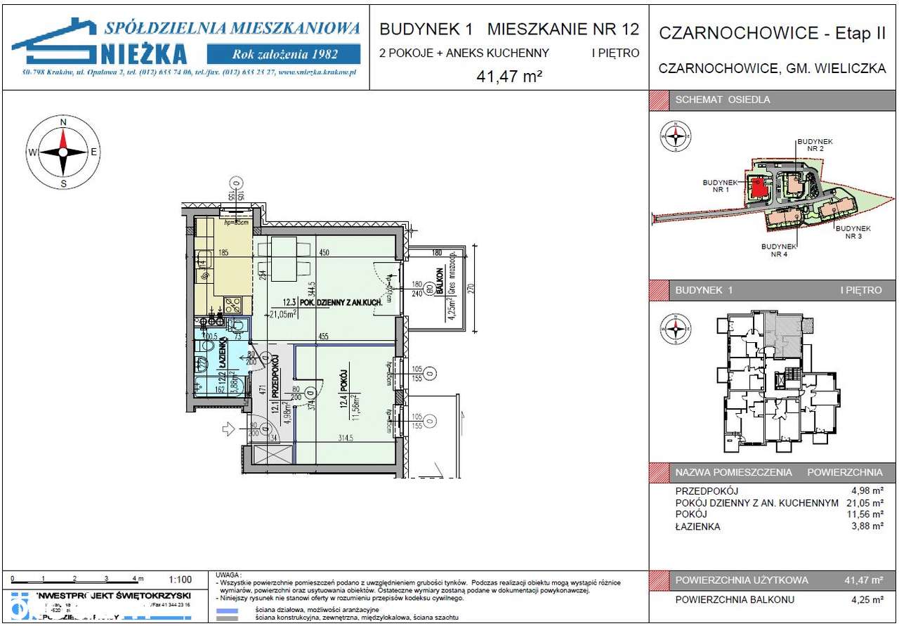 Złocień II - Czarnochowice, etap II, budynki nr 1, 2, 3 i 4.