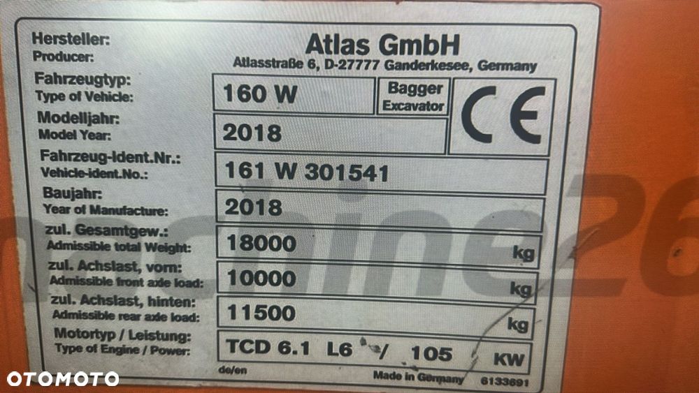 Atlas 160 W 3 łyżki z Niemiec - 8
