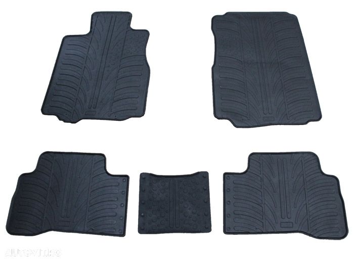 Set covorase auto din cauciuc Honda CR-V 2007-2012, Gledring, 5 buc. - 1