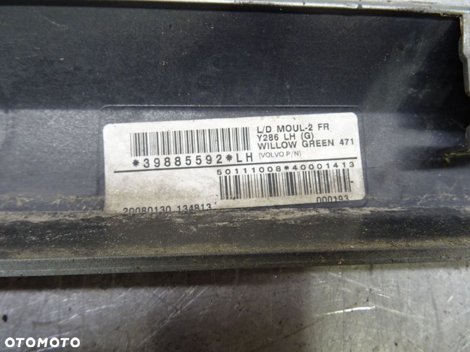 VOLVO V70 III 07-12 2.4D LISTWA DOLNA DRZWI LEWA LEWY PRZÓD - 2