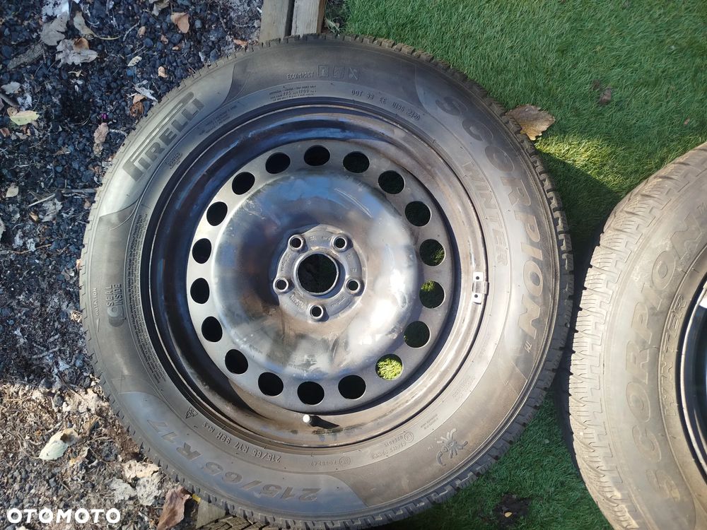 Koła zimowe  VW TIGUAN 5x112 6,5X17 ET36 Pirelli Scorpion Kołpaki OM - 10