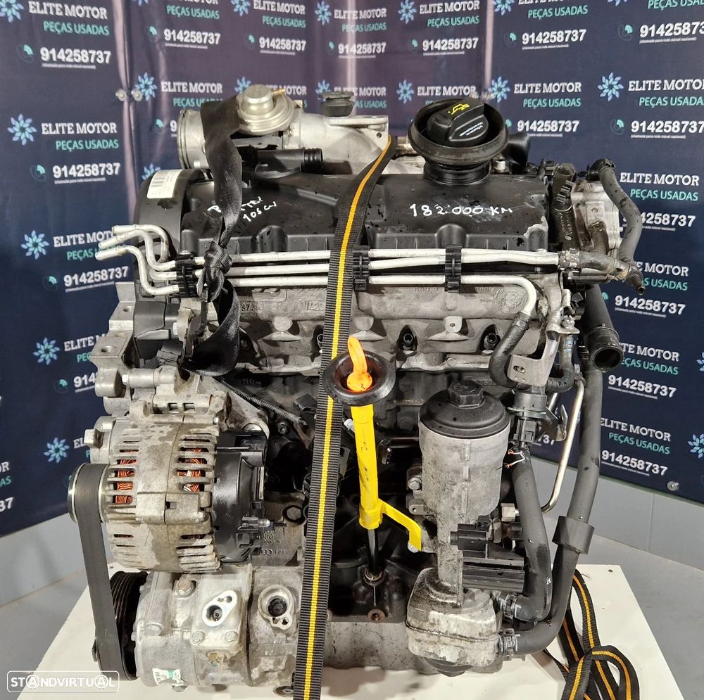 Motor usado BXE AUDI A3 8P 1.9 TDI 105CV SEAT LEON ALTEA SKODA OCTAVIA VW GOLF V 5 TOURAN JETTA - 2