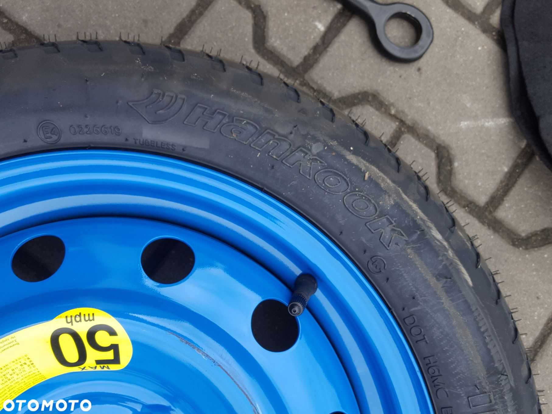 KIA RIO 3 III 11-17r KOŁO DOJAZDOWE 15 4X100 LEWAREK KLUCZ - 7