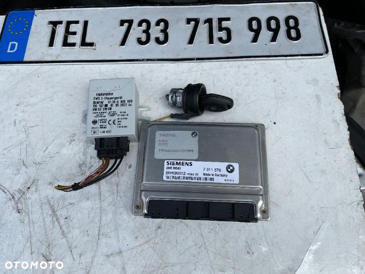 Zestaw do odpalenia MS43 Bmw M54b30 sterownik ews klucz stacyjka manual - 1