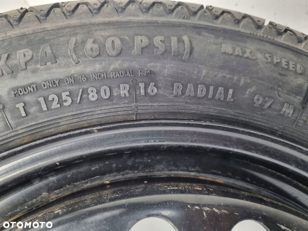 KOŁO DOJAZDOWE Opel Insignia A 125/80 R16 5x120 16X4.00B IS41 dojazdówka - 8