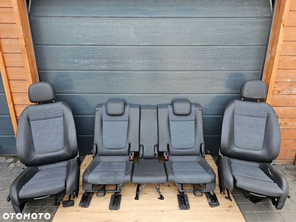 FOTELE PRZÓD TYŁ PODUDZIA PÓŁSKÓRA OPEL MERIVA B EUROPA PODGRZEWANE - 2