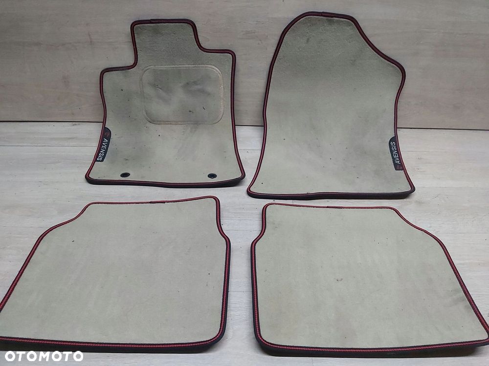 TOYOTA Avensis T25 03-08r dywanik welurowy wycieraczka przód tył - 4