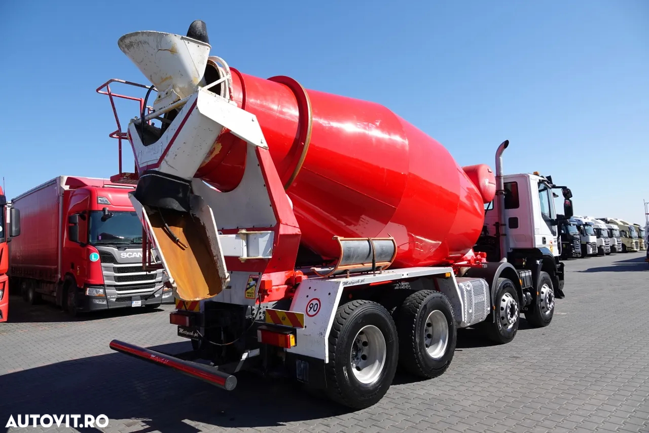 Scania TRAKKER 410 / 8X4 / BETONĂ 9 M3 / PUTZMEISTER / EURO 6 - 4