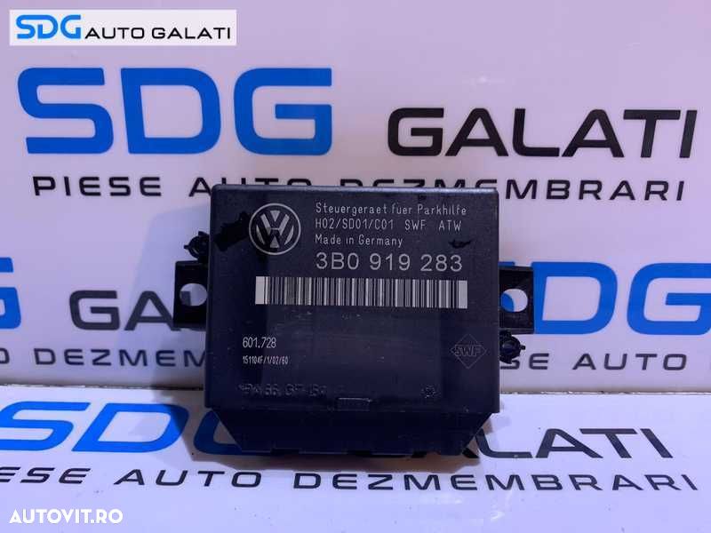 Unitate Modul Calculator Senzori Parcare PDC Parktronic Volkswagen Passat B5.5 2001- 2005 Cod 3B0919283 [L3445] - 1