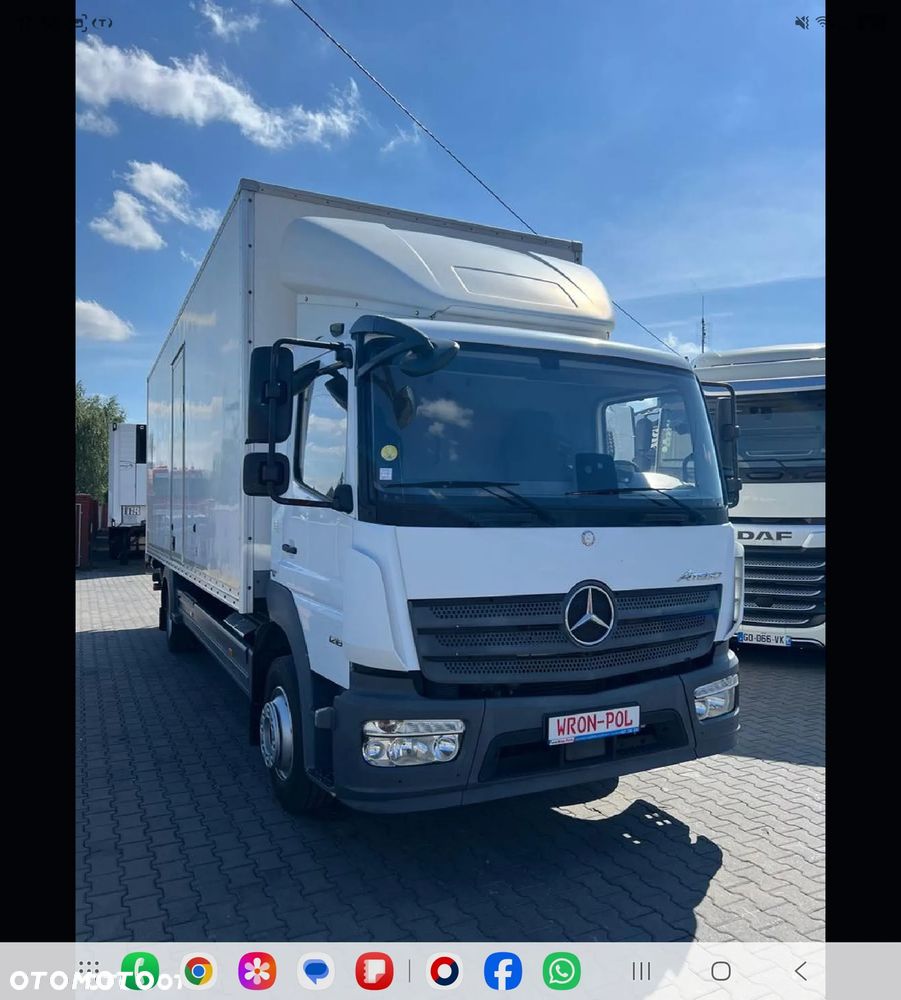 Mercedes-Benz Atego 1218 kontener winda mały Przebieg sprowadzony wron-pol - 34